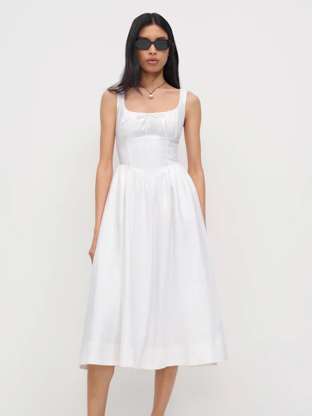 Reformation Balia Linen Dress